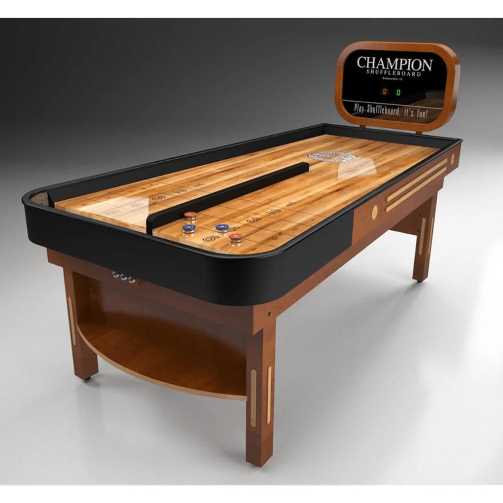 7' Bank Shot Rebound Shuffleboard Table