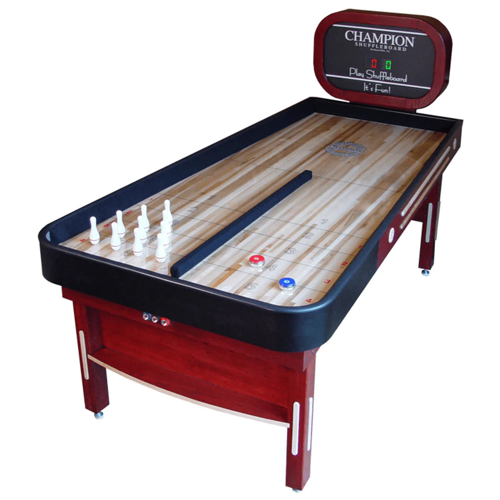 7' Bank Shot Rebound Shuffleboard Table